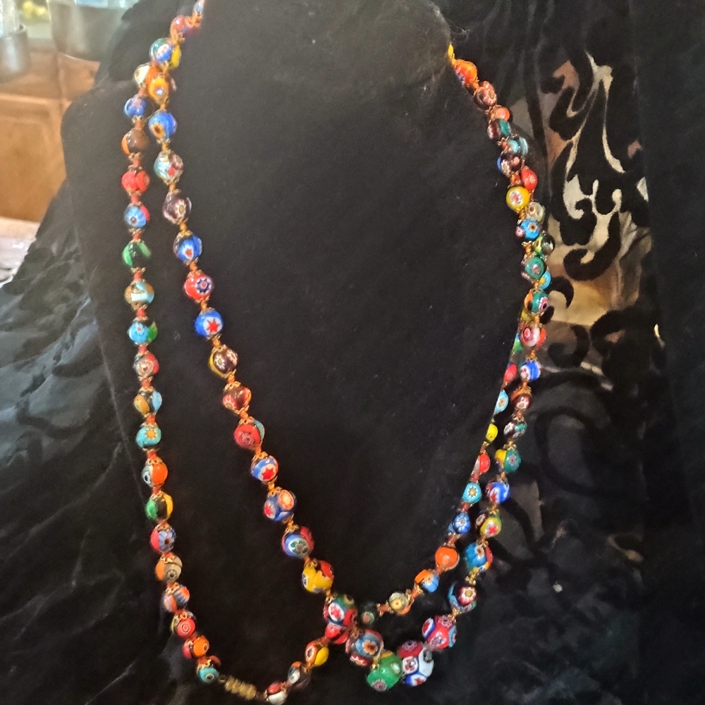 Colorful Glass Beaded Necklaces